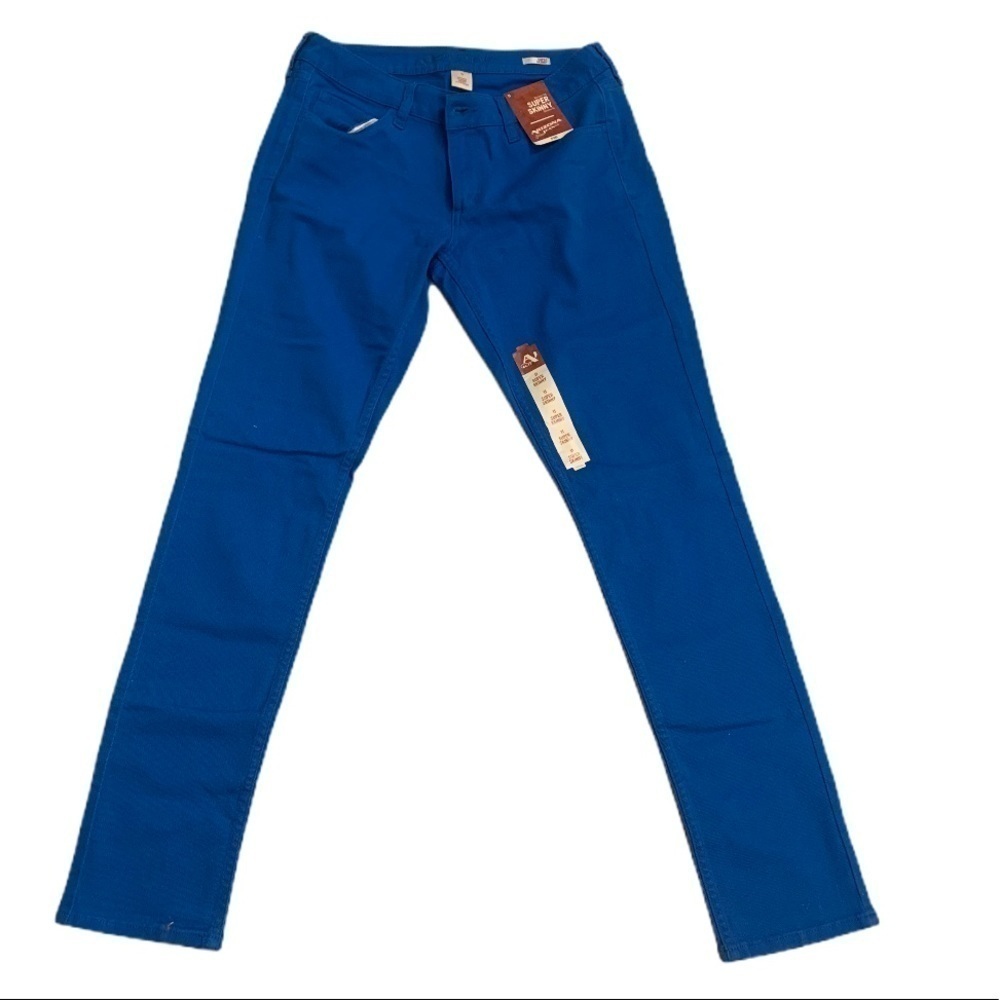 Arizona Jean Company Skinny Jeans Juniors 11 Blue NWT Stretch Denim